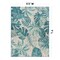World Rug Gallery Contemporary Tropical Floral Indoor/Outdoor Area Rug 5'3'' x 7' Blue 433BLUE5X7 - alternate 6